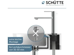 Schütte Waschtischarmatur Manhattan Chrom