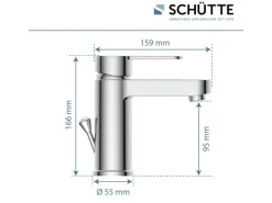 Schütte  Waschtischarmatur Elephant Chrom