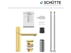 Schütte Waschtischarmatur New York Gold Matt