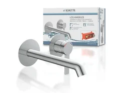 Schütte Waschtischarmatur Los Angeles für Wandmontage Chrom