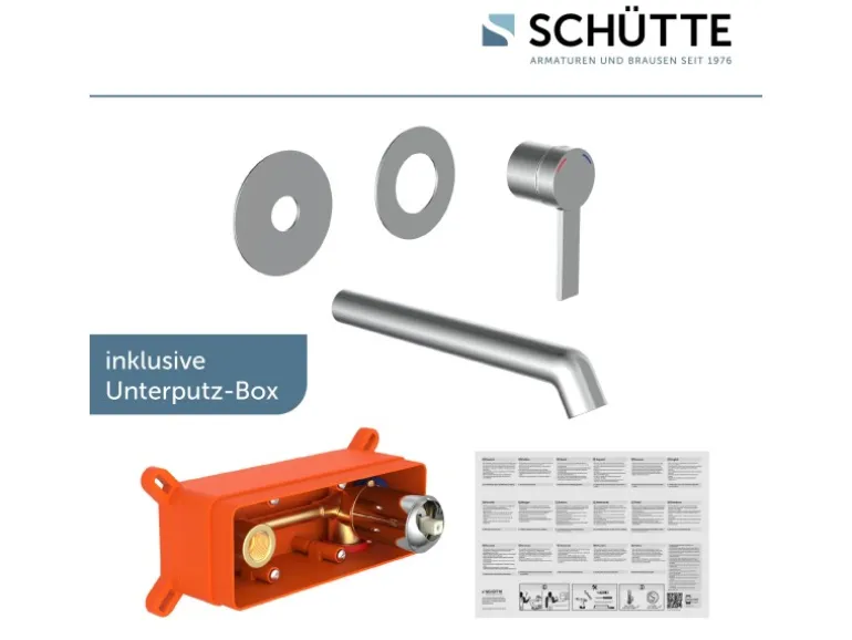 Schütte Waschtischarmatur Los Angeles für Wandmontage Chrom