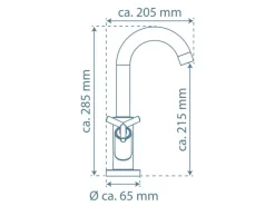Schütte Waschtischarmatur Eliot Chrom