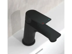 Schütte Waschtischarmatur Boston Schwarz Matt