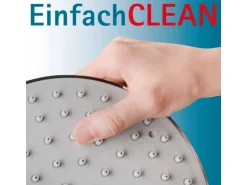 Schulte DuschMaster Rain mit Einhebelmischer eckig BlackStyle, Mattschwarz