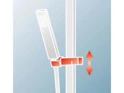 Schulte ExpressPlus Duschsystem Rain II Square mit Thermostat und Ablage