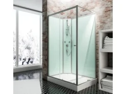 Schulte ExpressPlus Komplettduschkabine Ibiza Funktionsteil links 160x90x204cm