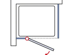 Schulte ExpressPlus Set Drehtür MasterClass mit Duschwanne 200x90cm