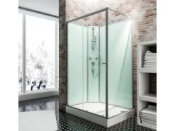 Schulte Komplettduschkabine Ibiza Duschpaneel links 80 x 120 x 204 cm