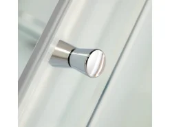 Schulte Komplettduschkabine Korfu II mit Boiler Pumpe Alu-Natur Schwarz