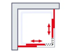 Schulte Komplettduschkabine Korfu II mit Boiler Pumpe Alu Hellgrün