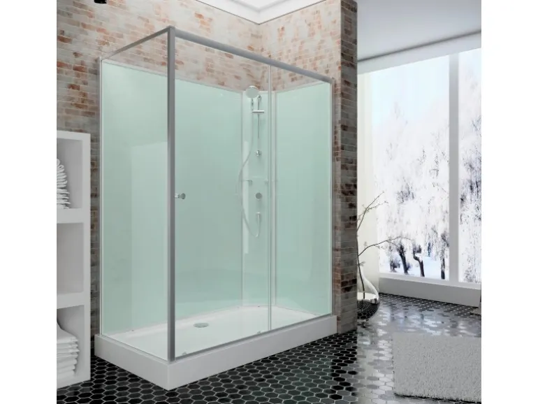 Schulte Komplettduschkabine Ibiza Funktionsteil rechts 120x80x204 cm