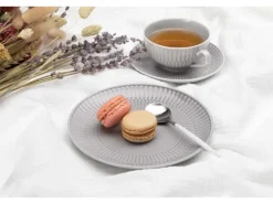 Seltmann Weiden Amina Teeservice 18-teilig Silbergrau