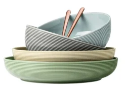 Seltmann Weiden Beat Coor Glaze Foodbowl Set 3-teilig Perlgrau