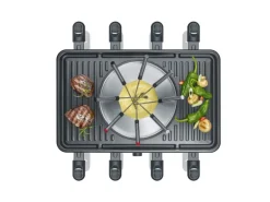 Severin Raclette-Fondue Kombination RG 2347 mit Grillplatte 1.400 W