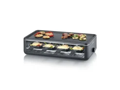 Severin Raclette-Grill RG 2365 Black Line Lite mit Grillplatte 1.300 W