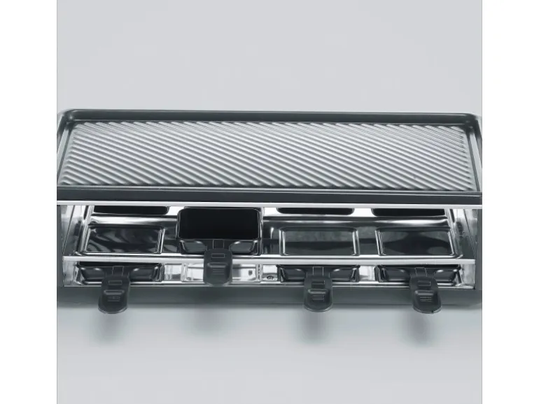 Severin Raclette-Grill RG 2365 Black Line Lite mit Grillplatte 1.300 W