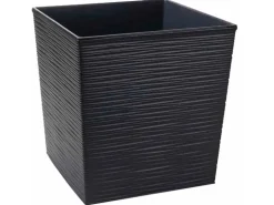 Siena Garden Pflanzgefäß Modern Biron Graphit 40x40x41,5 cm