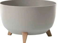Siena Garden Pflanzgefäß Oslo Grau Ø 40x25 cm