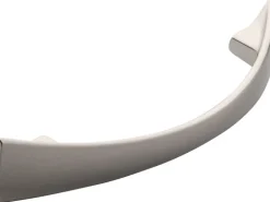 Siro Möbelgriff Metall Druckguss Edelstahleffekt Lochabstand 128 mm 5 Stück