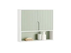 SoBuy Hängeschrank Badezimmerschrank Wandschrank Küchenschrank BZR140-GR