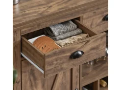 SoBuy Kücheninsel Freistehend Küchenschrank Sideboard Buffet Vintage SVW20-N