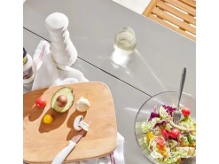 SoBuy Kücheninsel Küchenwagen Küchenschrank Servierwagen Bambus 115cm FKW69-N