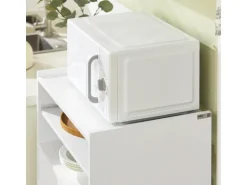 SoBuy Küchenschrank Küchenwagen Mikrowellenschrank Servierwagen FSB09-W