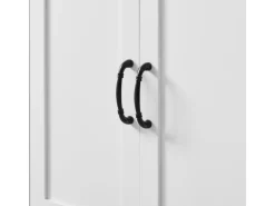 SoBuy Küchenwagen mit Arbeitsplatte Küchenschrank Küchentrolley Weiß FKW103-WN