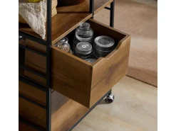 SoBuy Küchenwagen Servierwagen Rollwagen Barwagen Küchenregal FKW111-PF