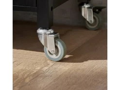 SoBuy Küchenwagen Servierwagen Küchenschrank Getränkewagen fürs Büro FKW22-SCH