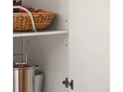 SoBuy Küchenwagen Servierwagen mit erweiterbarer Arbeitsfläche FKW41-WN