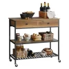 SoBuy Küchenwagen Servierwagen Rollwagen Barwagen Küchenregal FKW112-PF