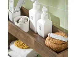 SoBuy Nischenregal mit 3 Etagen Küchenregal Badezimmerregal Rollwagen BZR46-N