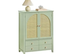 SoBuy Schuhschrank Küchenschrank Sideboard Kommode Grün FSB72-GR