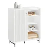 SoBuy Schuhschrank Küchenschrank Sideboard Kommode Weiß FSB62-W