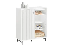 SoBuy Schuhschrank Küchenschrank Sideboard Kommode Weiß FSB62-W