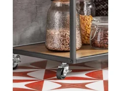 SoBuy Servierwagen Beistellwagen Rollwagen Küchenwagen FKW99-N