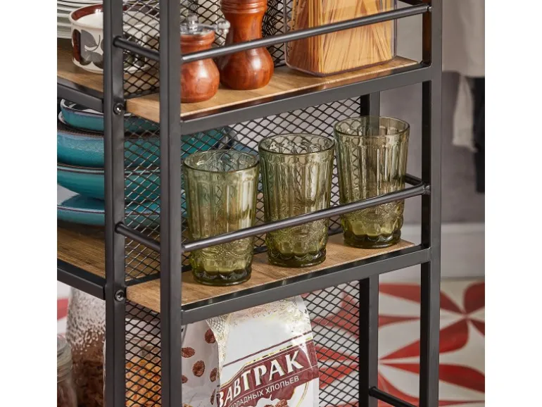 SoBuy Servierwagen Beistellwagen Rollwagen Küchenwagen FKW99-N