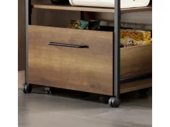 SoBuy Servierwagen Küchenwagen auf Rollen Rollwagen Barwagen FKW118-PF