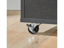 SoBuy Servierwagen Küchenwagen Rollwagen Küchenrollwagen Schwarz FKW113-SCH