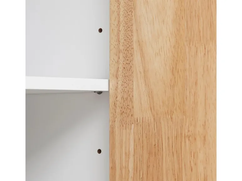 SoBuy Servierwagen Küchenwagen mit Schublade und Seitenregal Küchenschrank 70x90x40cm FKW132-WN