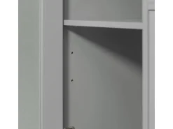 SoBuy Sideboard auf Rollen Küchenwagen Mikrowellenschrank Rollwagen FSB78-HG