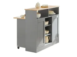 SoBuy Sideboard Kücheninsel mit Arbeitsfläche Küchenschrank Kommode FSB36-HG