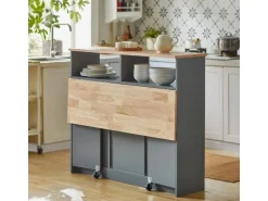 SoBuy Sideboard Kücheninsel mit Arbeitsfläche Küchenschrank Kommode FSB36-HG