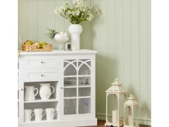 SoBuy Sideboard Küchenschrank Kommode Flurschrank Buffet Weiß FSB79-W