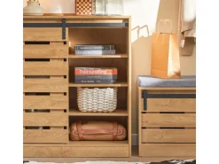 SoBuy Sideboard Schuhschrank Kommode Küchenschrank Flurschrank Lowboard FSB65-N