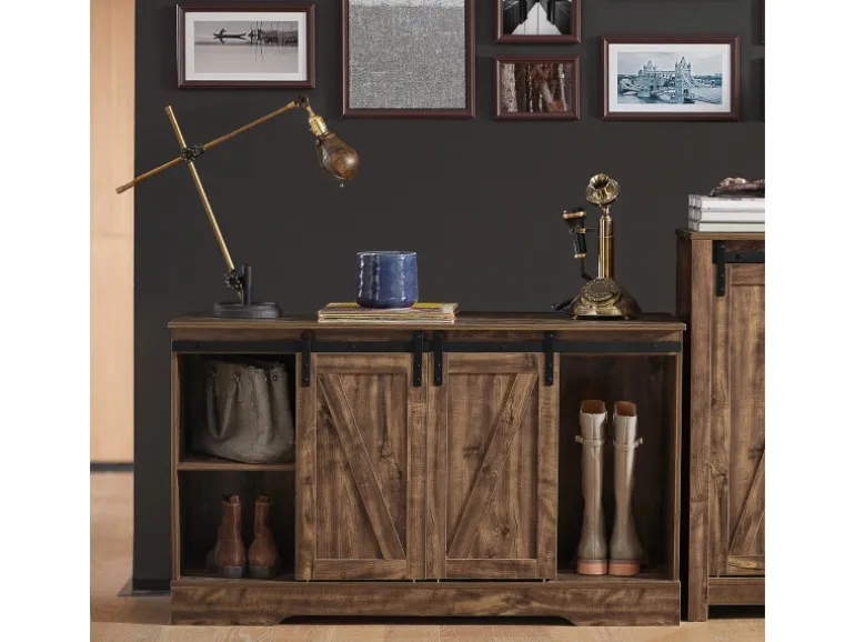 SoBuy Sideboard Wohnzimmerschrank Kommode Küchenschrank TV-Schrank FSB60-N