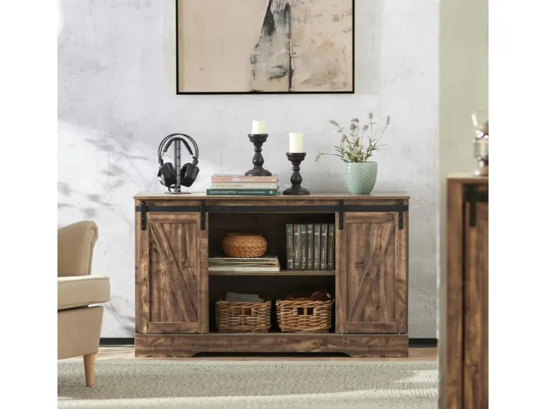 SoBuy Sideboard Wohnzimmerschrank Kommode Küchenschrank TV-Schrank FSB60-N