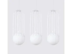 Sollux Lighting Pendelleuchte Brina 3L Weiß