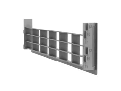 SOTECH Lüftungsgitter für Sockel 396 x 83 mm Grau